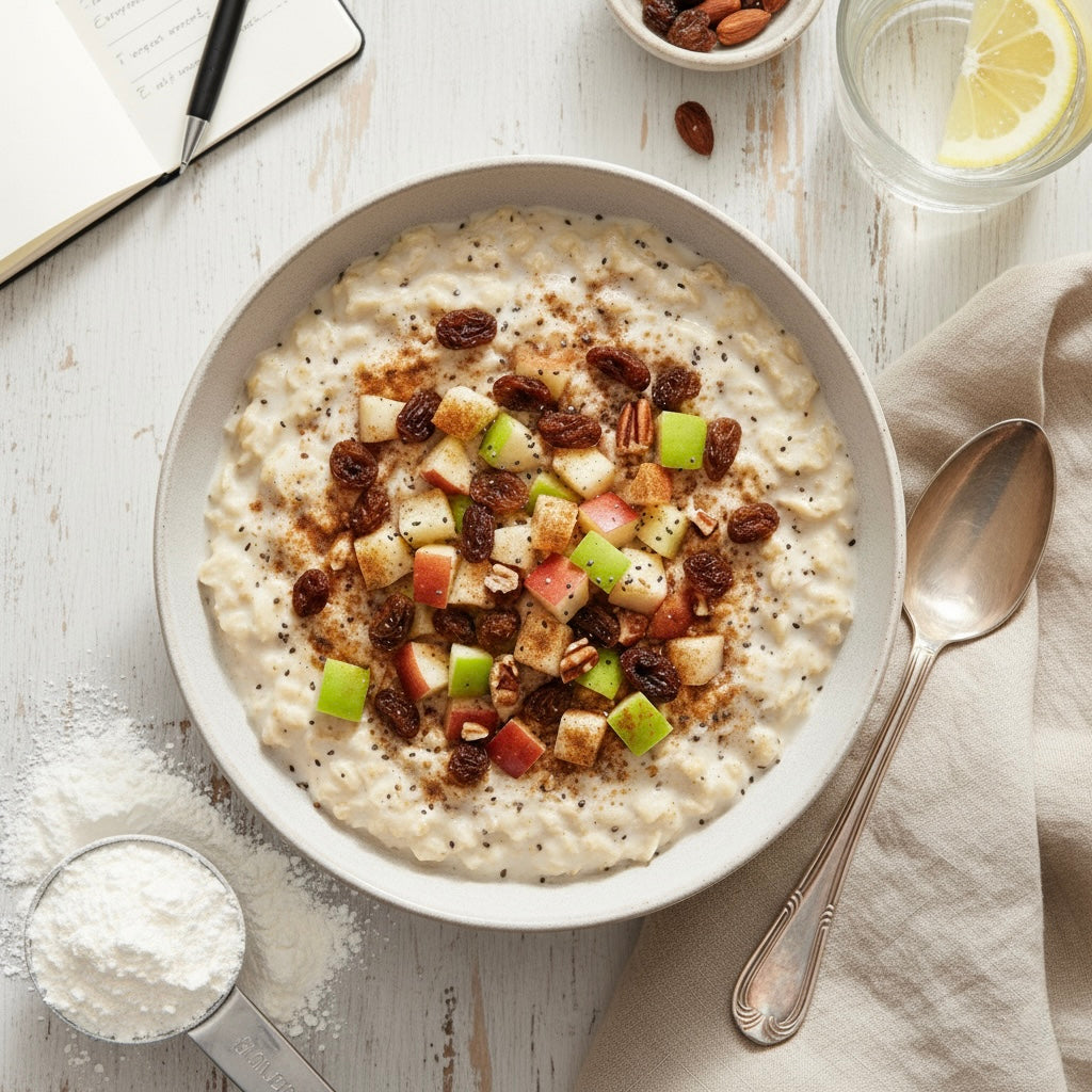 High Protein Overnight Oats | Appeltaart