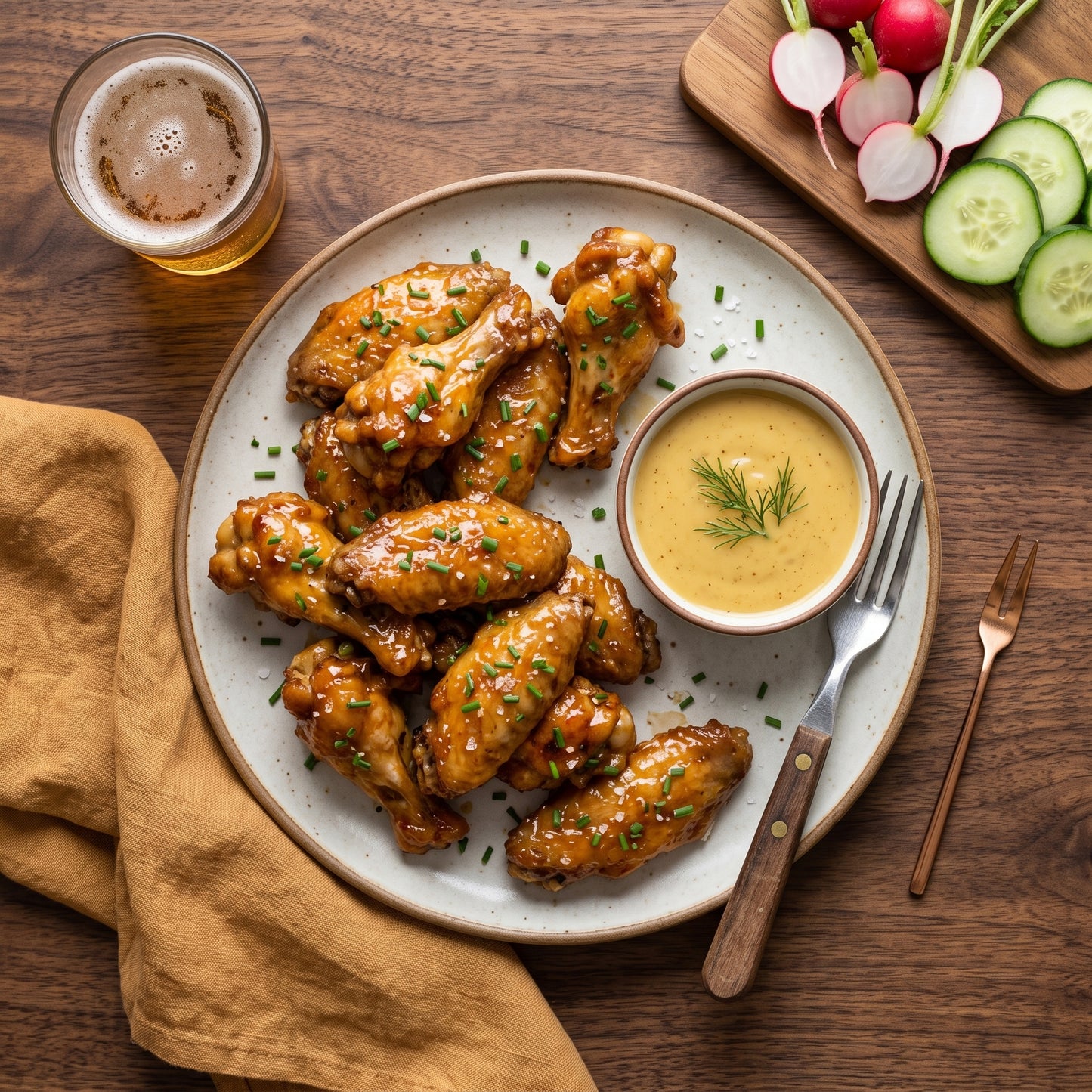 Honey Mustard Chicken Wings