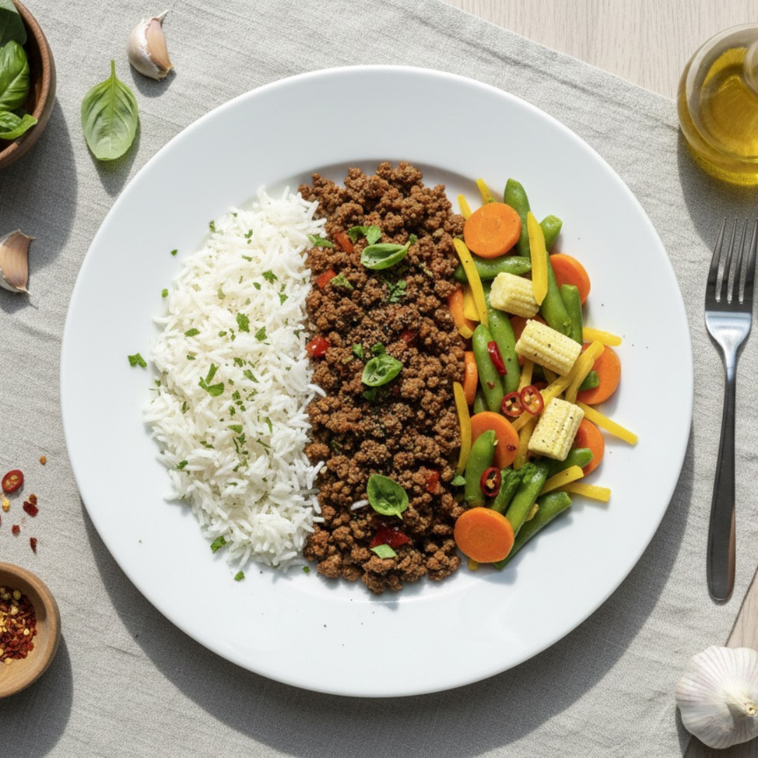 Aankomen - Rijst Spice Beef China Wok Mix