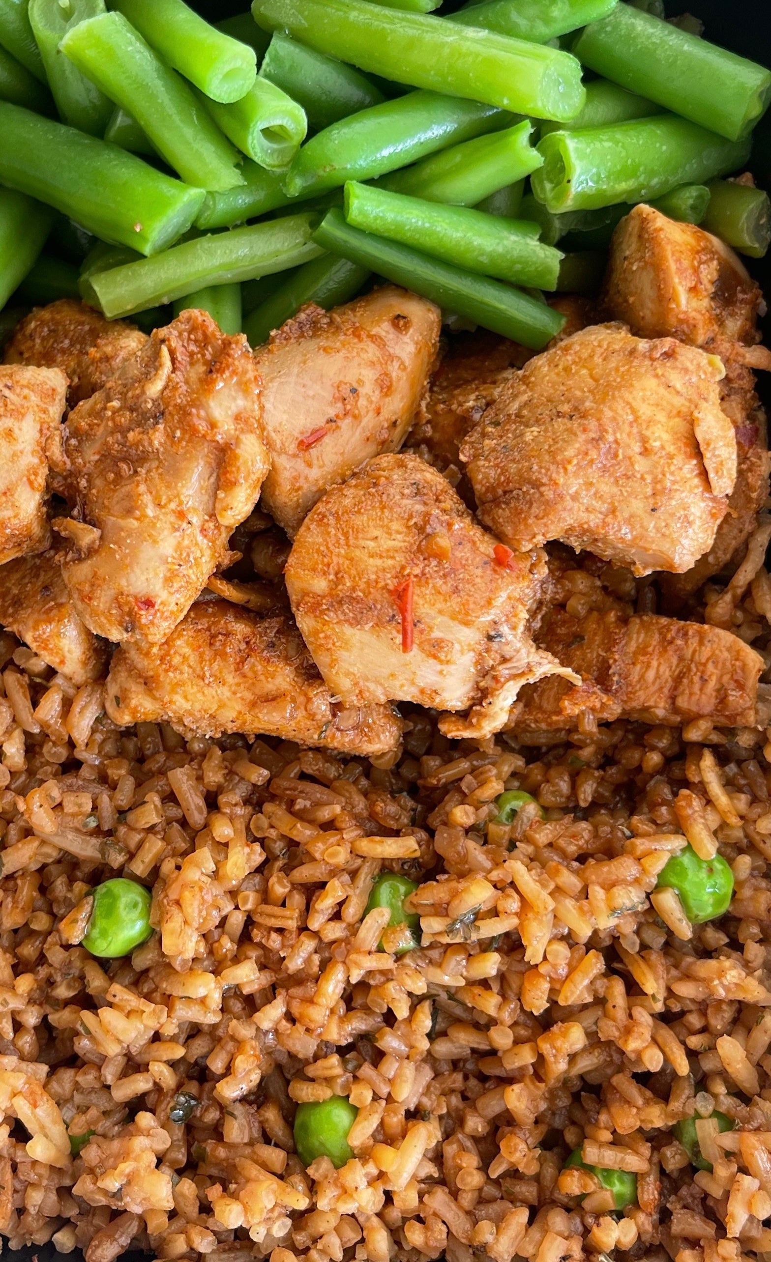 Aankomen - Surinaamse Nasi & Kip met Sperzieboontjes