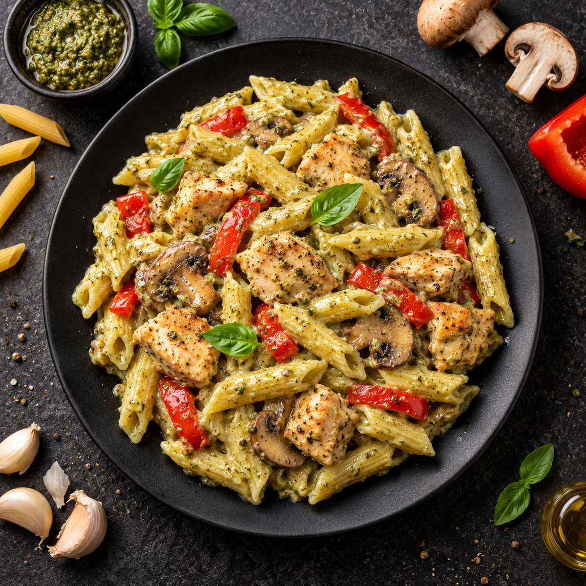 Arrive - Creamy Penne Pesto Chicken