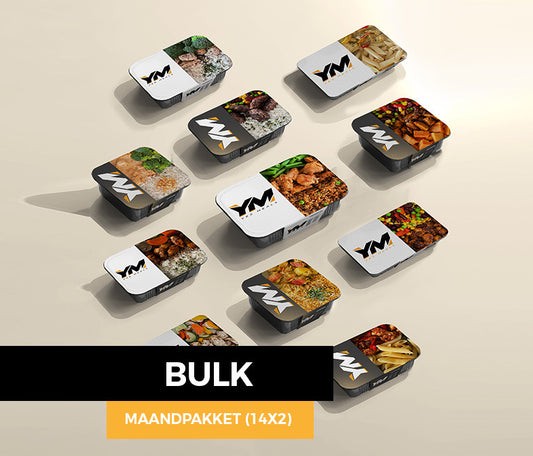 aankomen-maand-pakket eiwitrijke prep meals pakket box gezonde sport maaltijden