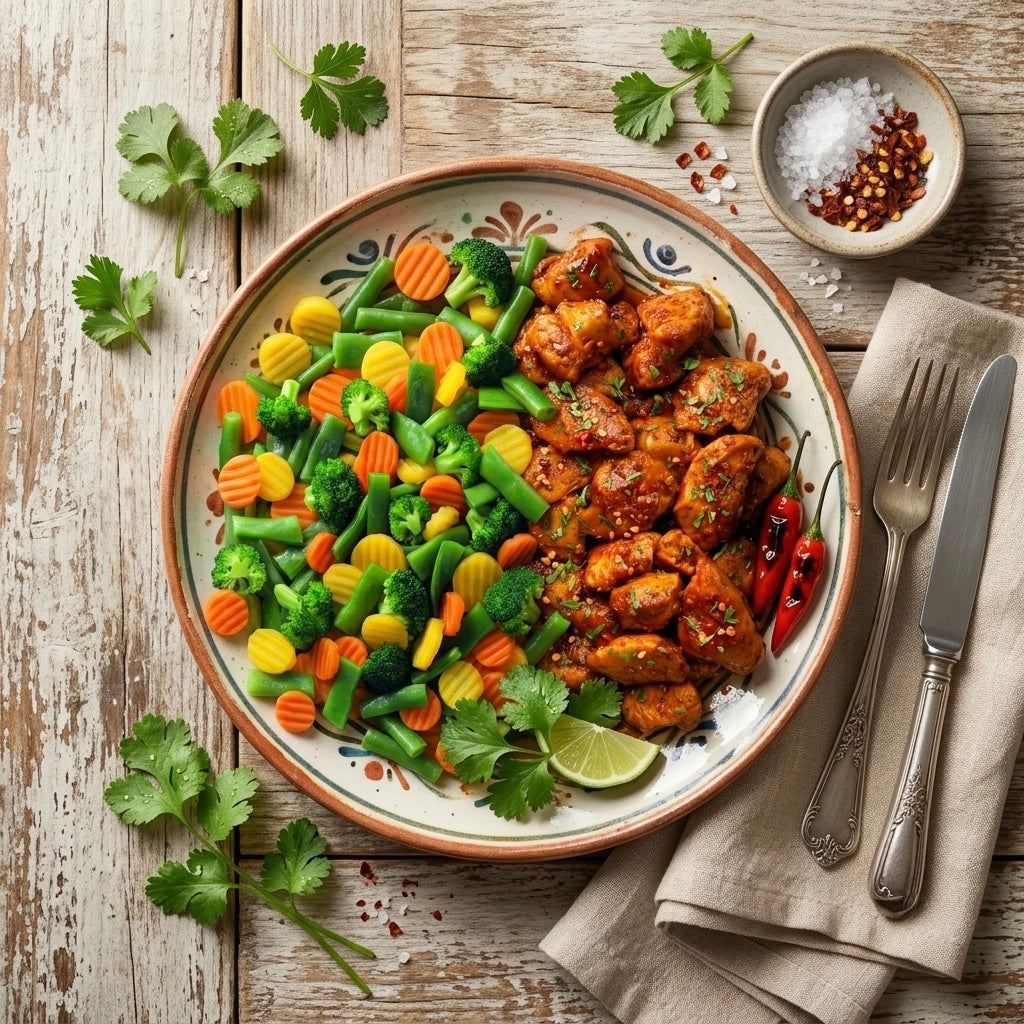 Piri Piri Chicken with Mexican Mix (Low Carb)