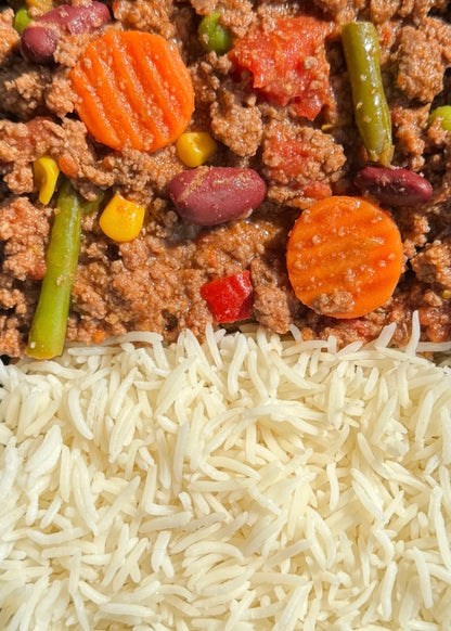 Afvallen - Witte Rijst met Chili Con Carne