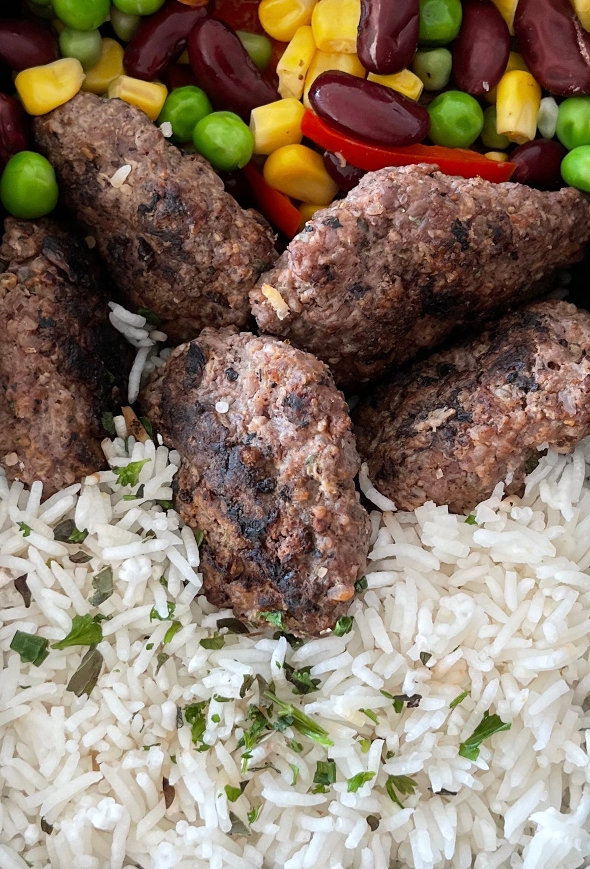 Witte Rijst met Köfte en Mexico-mix – YesMeals