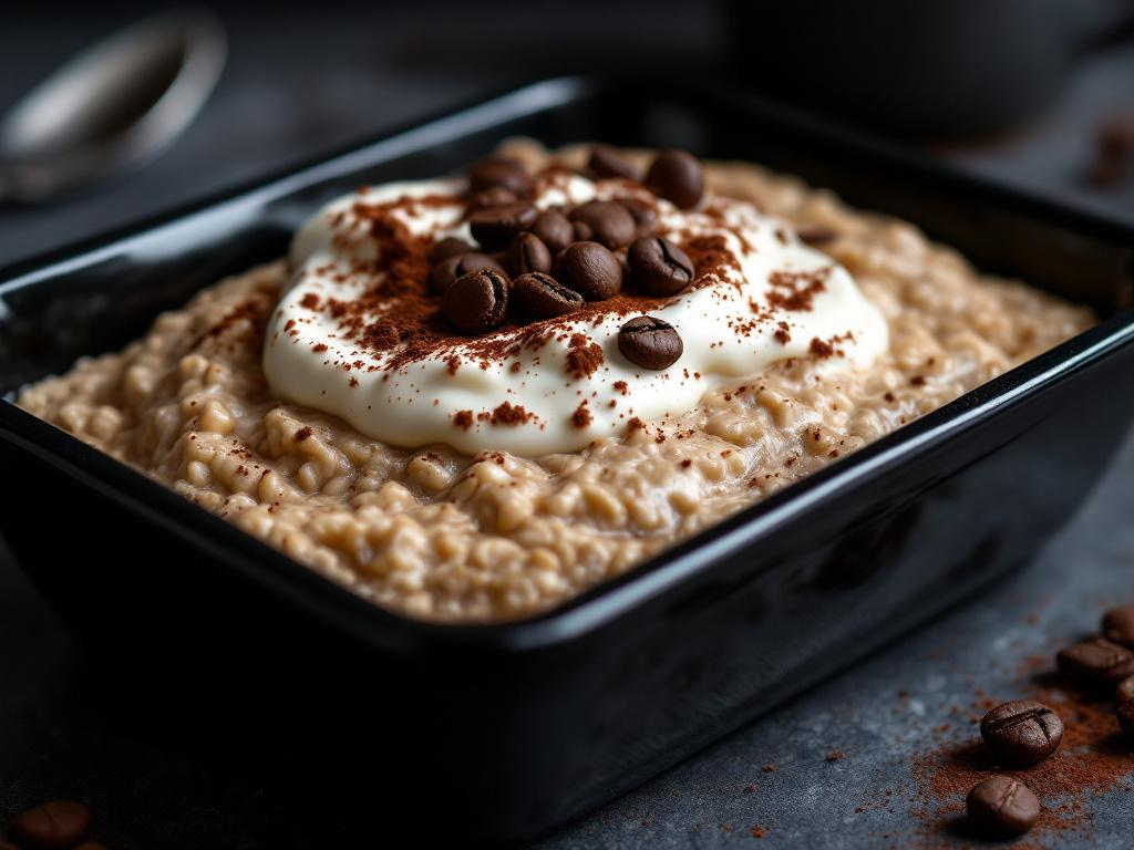 High Protein Overnight Oats | Tiramisu