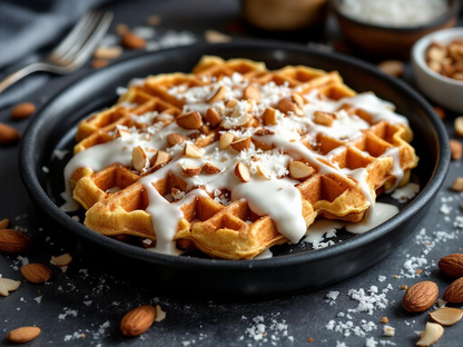 Belgische Protein Waffels | Kokos Amandel