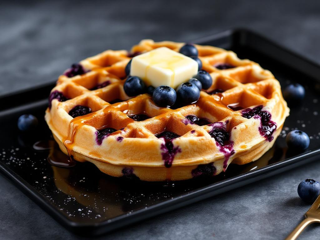 Belgische Protein Waffels | Blauwe Bessen