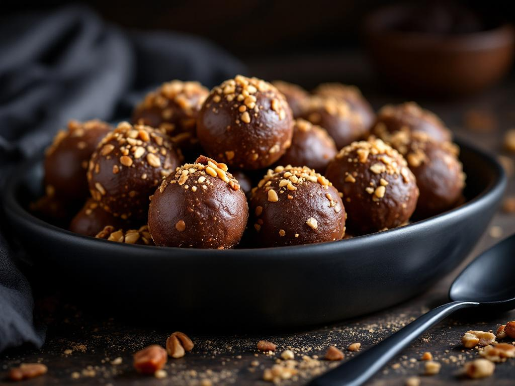 High Protein Double Chocolate Dadel Balletjes 4x