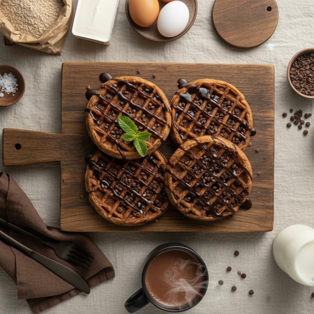 Belgische Protein Waffels | Cacao Chocolade 2.0