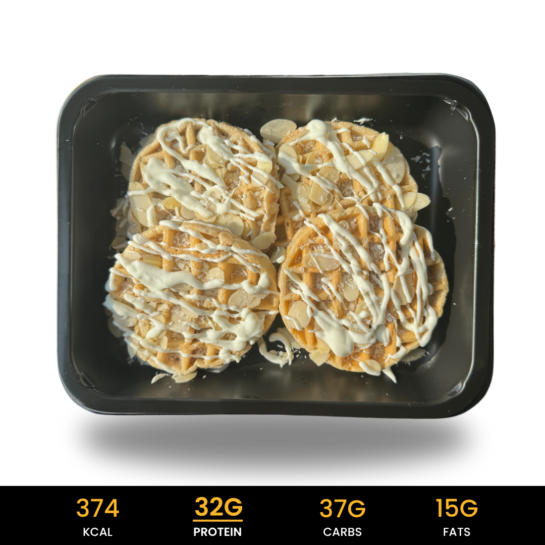 Belgische Protein Waffels | Kokos Amandel