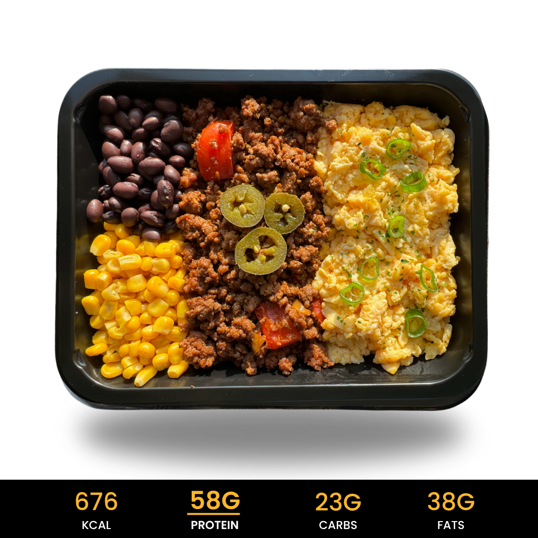 Mexicaanse Scrambled Eggs Spice Beef