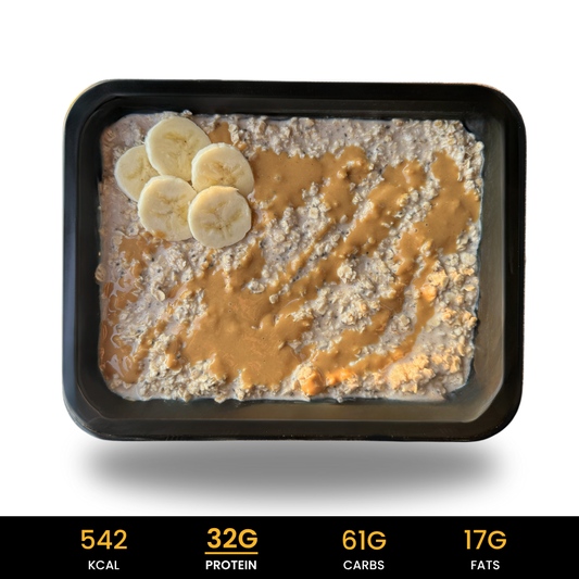 High Protein Overnight Oats | Banaan Pindakaas