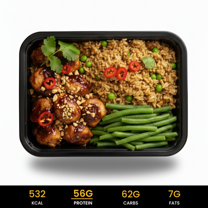 Muscle Mass - Surinamese Nasi &amp; Chicken with Green Beans