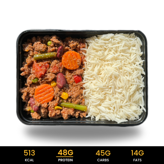 Afvallen - Witte Rijst met Chili Con Carne