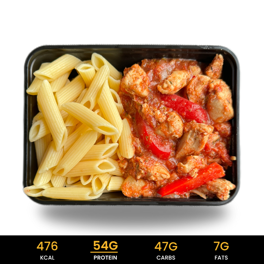 Afvallen - Penne met Kip in Tomatensalsa