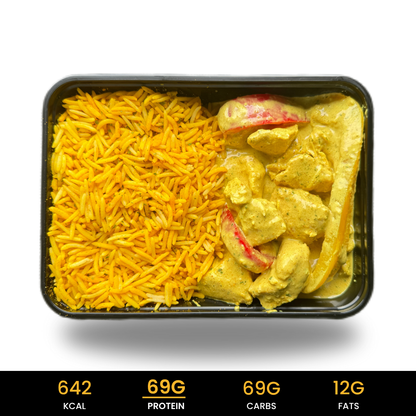 Aankomen - Gele Rijst Bengali Curry Chicken