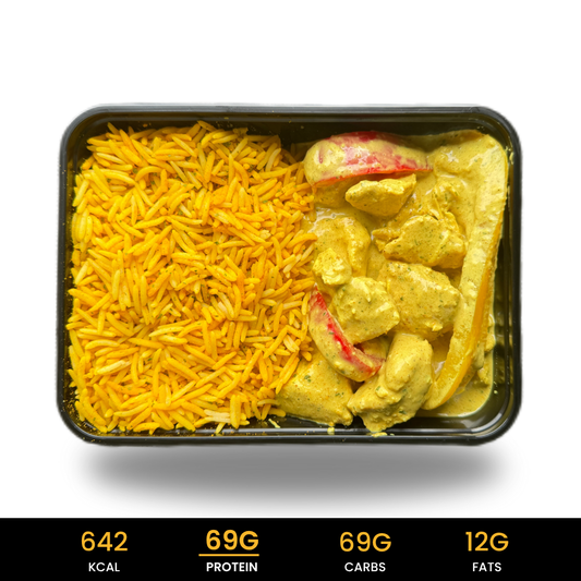 Aankomen - Gele Rijst Bengali Curry Chicken