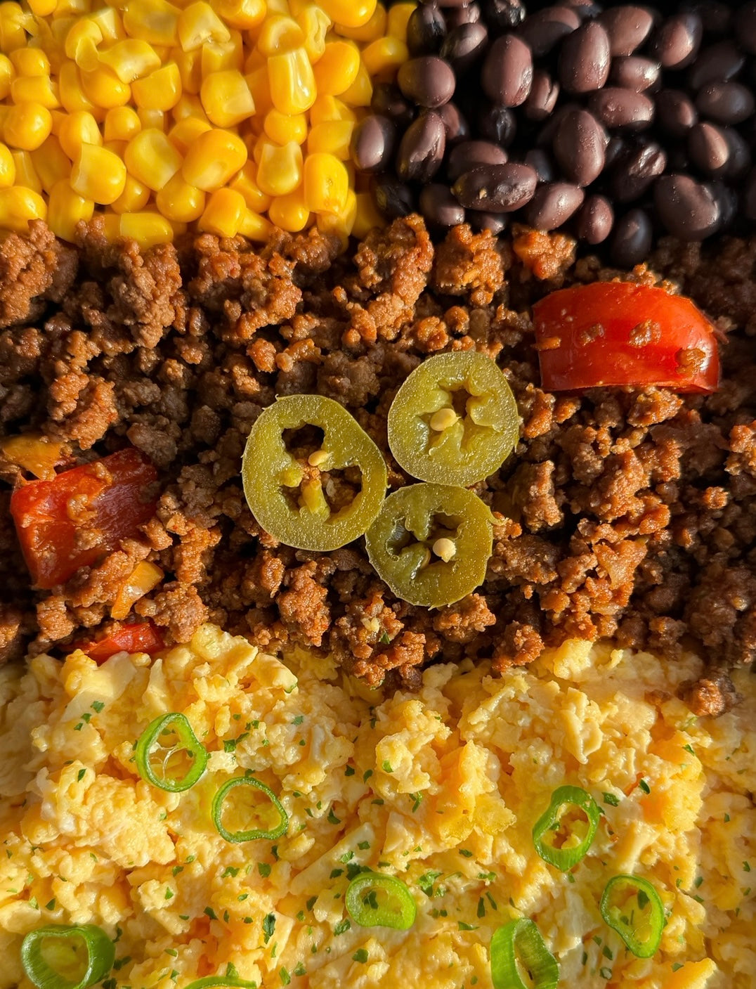 Mexicaanse Scrambled Eggs Spice Beef