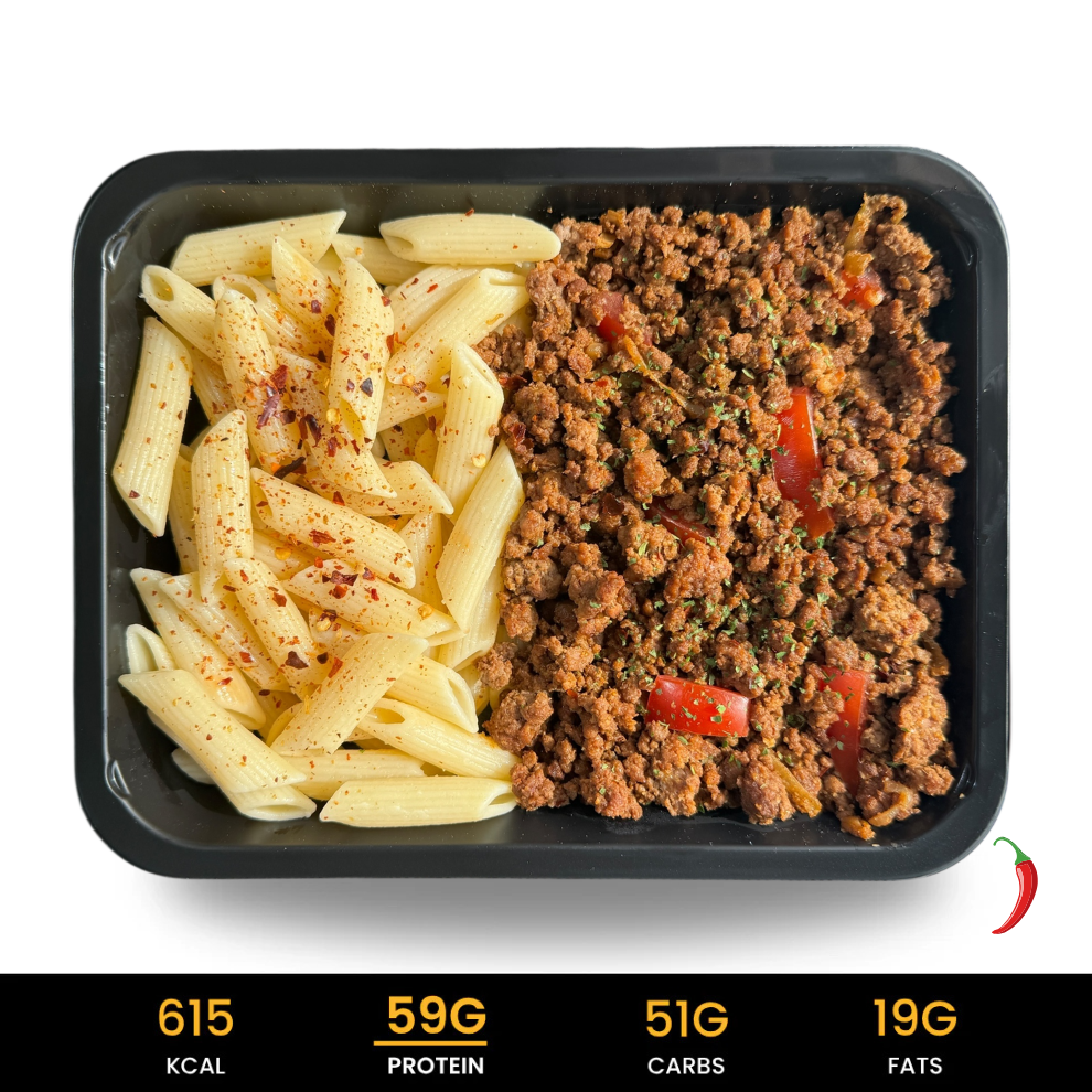 Aankomen - Penne Spice Beef