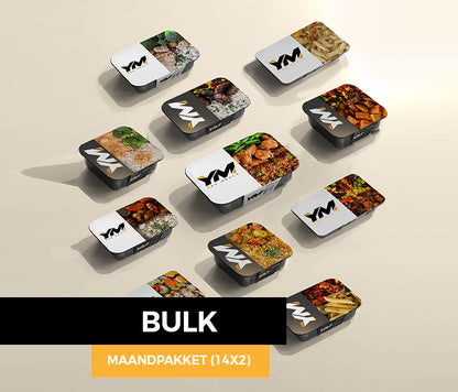 aankomen-maand-pakket eiwitrijke prep meals pakket box gezonde sport maaltijden