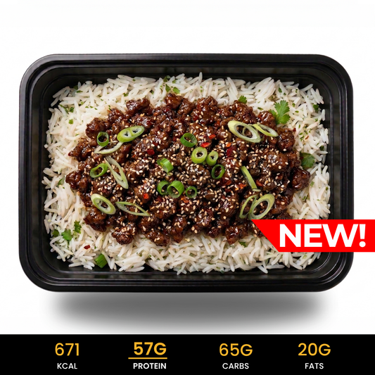 Aankomen - Rijst Sticky Korean Beef