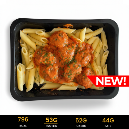 Spiermassa - Mama Mia Penne Beef Meatballs
